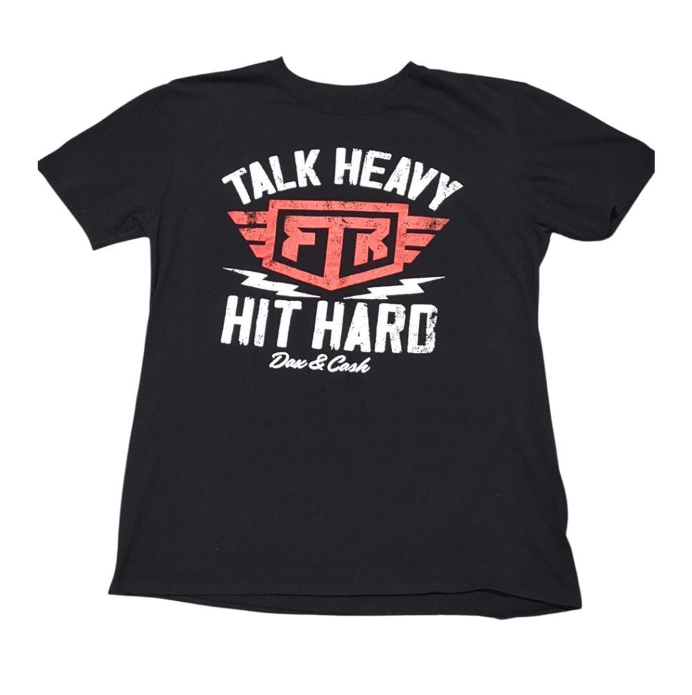 Dax & Cash FTR Pro Wrestling T-Shirt WWE AEW Black Size Large Unisex